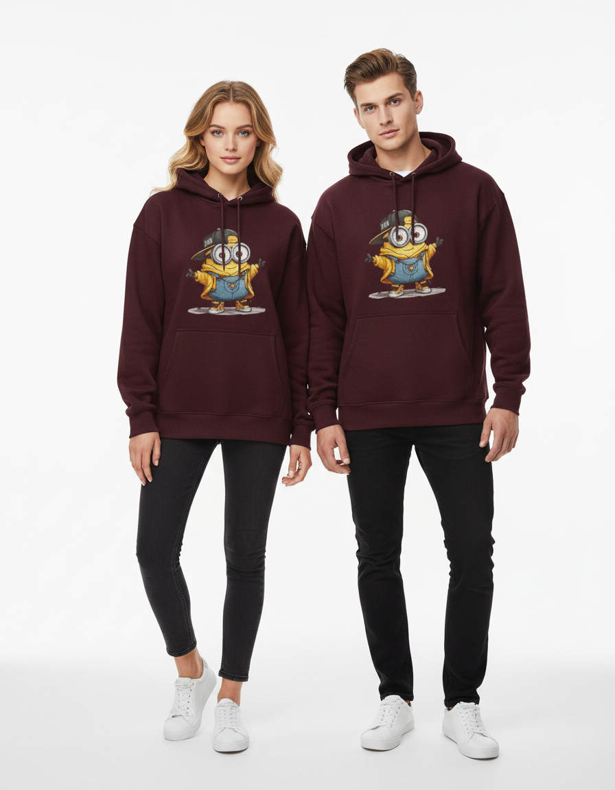 Cool Minion Character Oversized Hoodie | 400 GSM Heavyweight Fleece