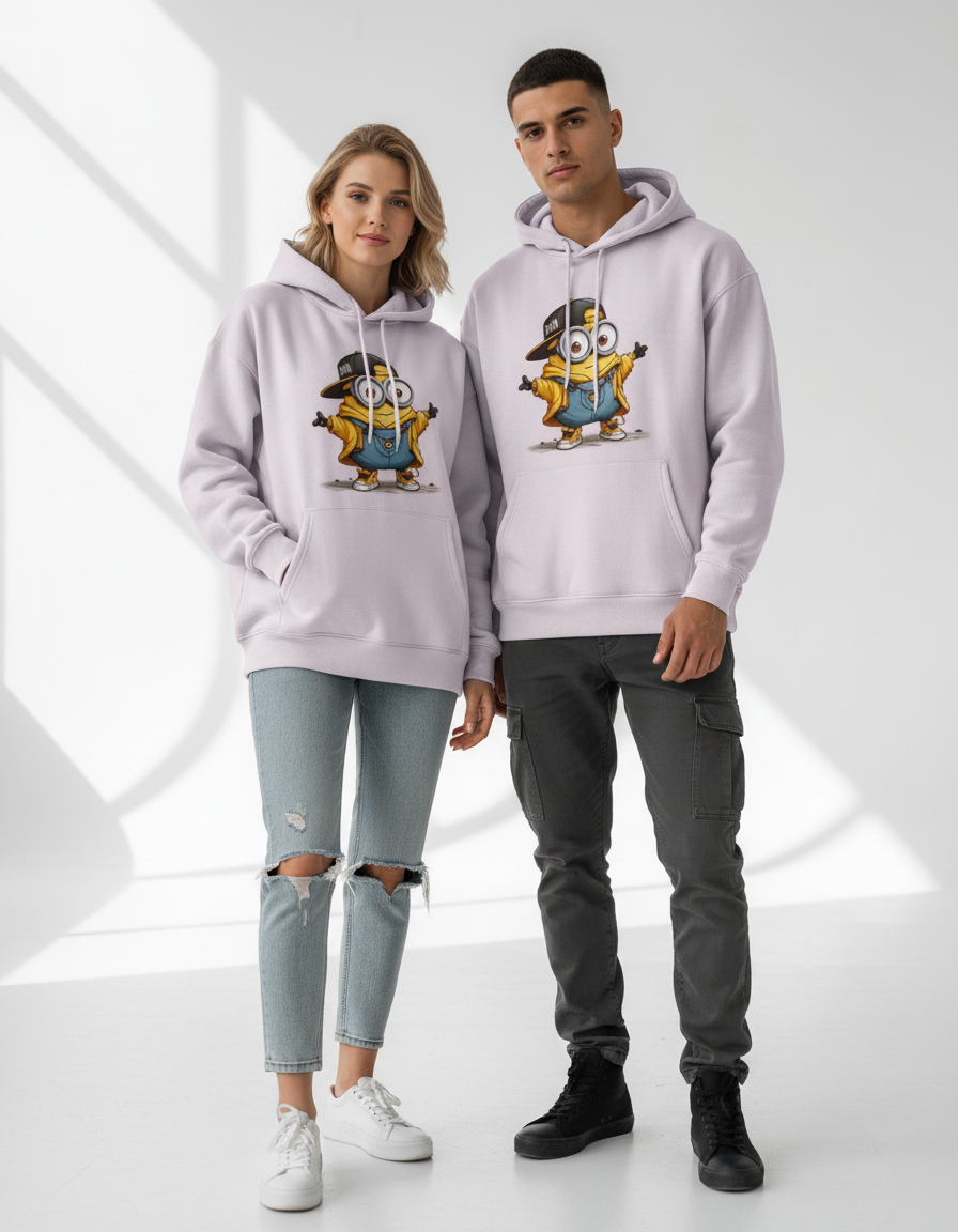 Cool Minion Character Oversized Hoodie | 400 GSM Heavyweight Fleece