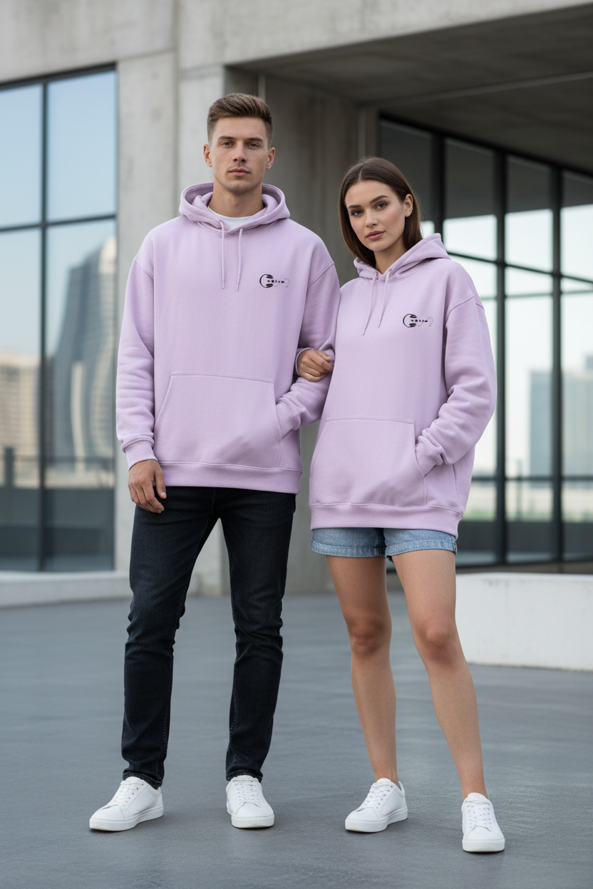 Rolling Music & Headphone Graphic Hoodie | Front & Back Print | 400 GSM Oversized Cotton